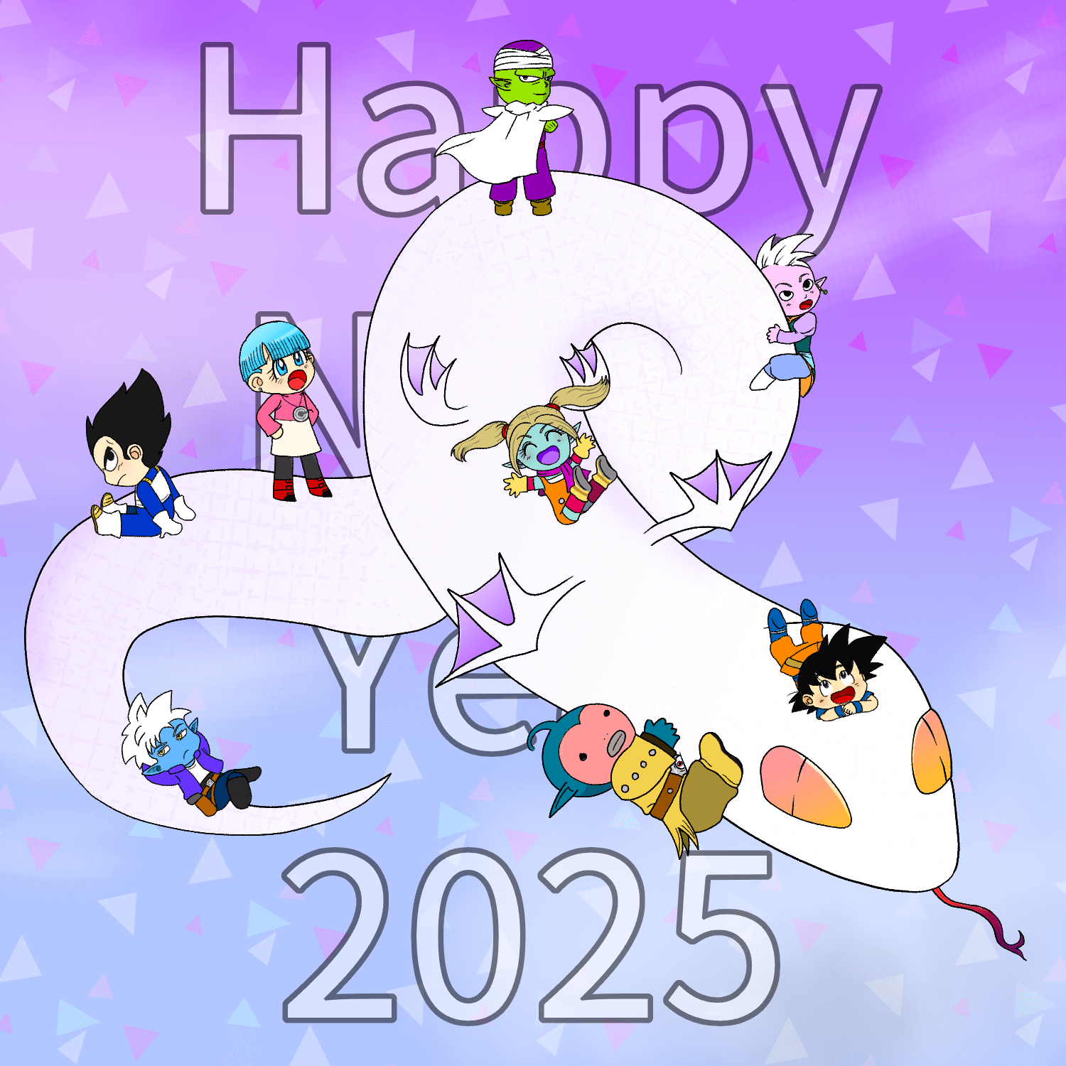 2025年あけおめイラスト